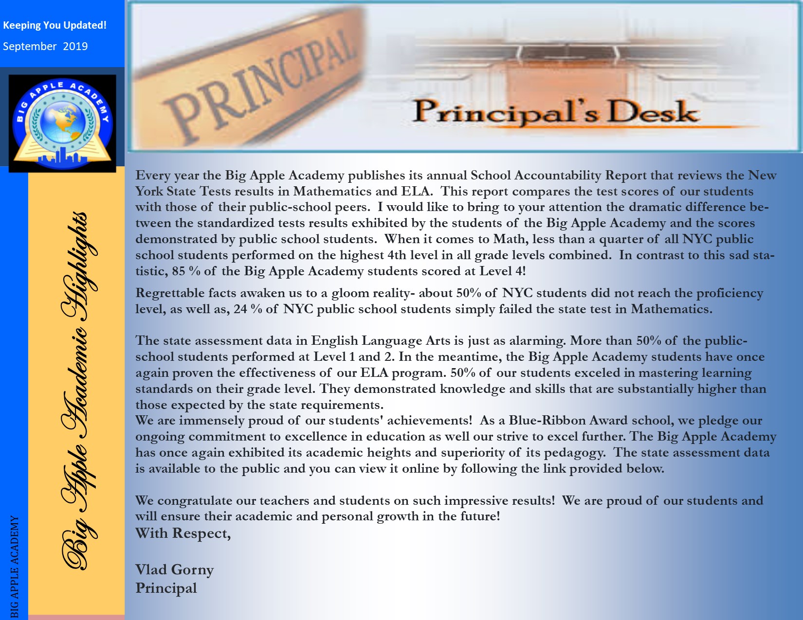 2019 state test report principal desk final 1